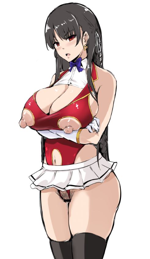 1girls areolae belly_button big_breasts bimbo black_hair breast_cutout censored classroom_of_the_elite cleavage cleavage_cutout condom crossed_arms erection_under_clothes female female_focus female_only female_pubic_hair gravity_zero27 hips horikita_suzune huge_ass leotard looking_at_viewer microskirt midriff miniskirt n navel navel_cutout navel_fetish navel_line nipple_bulge nipples overflowing_breasts pubes pubic_hair pubic_hair_peek puffy_nipples pussy_cutout pussy_juice pussy_juice_drip red_eyes skindentation slim_waist slutty_outfit solo stockings thick_ass thick_thighs thighhighs thighs waist wide_hips youkoso_jitsuryoku_shijou_shugi_no_kyoushitsu_e zerogura