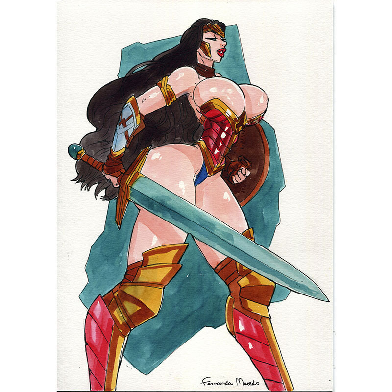 1girls big_breasts breasts cleavage dc dc_comics diana_prince female female_only tamoerae thick_thighs wide_hips wonder_woman wonder_woman_(series)