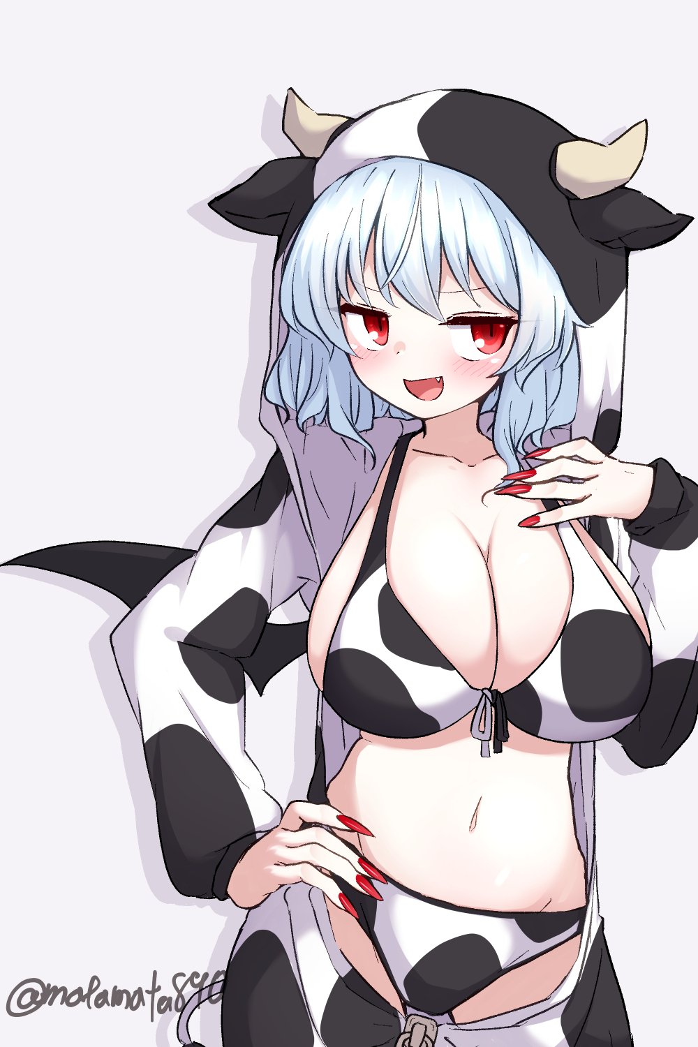 cow_print kameyan remilia_scarlet tagme touhou