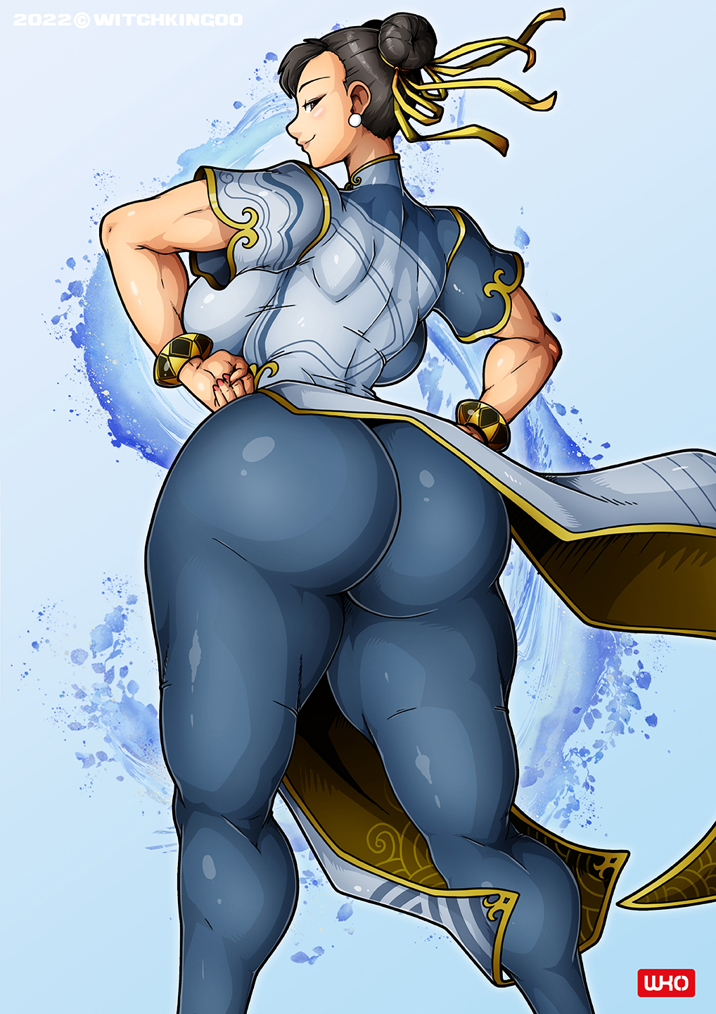 1girls, asian, asian female, ass, ass focus, big ass, big butt, bubble ass, bubble butt, caked up, capcom, cheesecake, chun-li, chun-li (street fighter 6), fat ass, female, large ass, mature, mature female, milf, pinup, pinup pose, street fighter, street fighter 6, thick ass, thick thighs, wide hips, witchking00, yoga pants