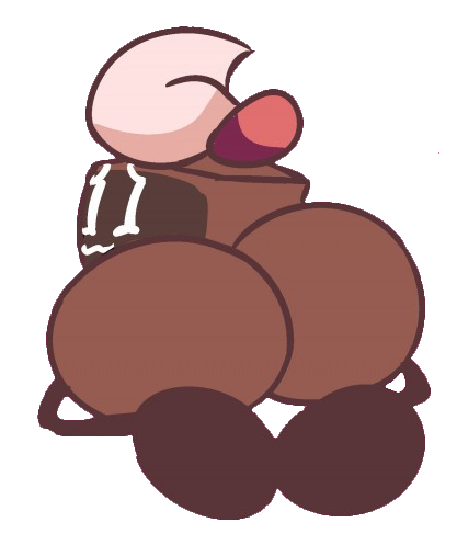 1boy ass battle_for_dream_island big_ass big_butt butt cake cake_(bfdi) edit fat_ass fat_butt huge_ass huge_butt looking_at_viewer male male_only object_shows solo thick_ass thick_butt transparent_background yungknight