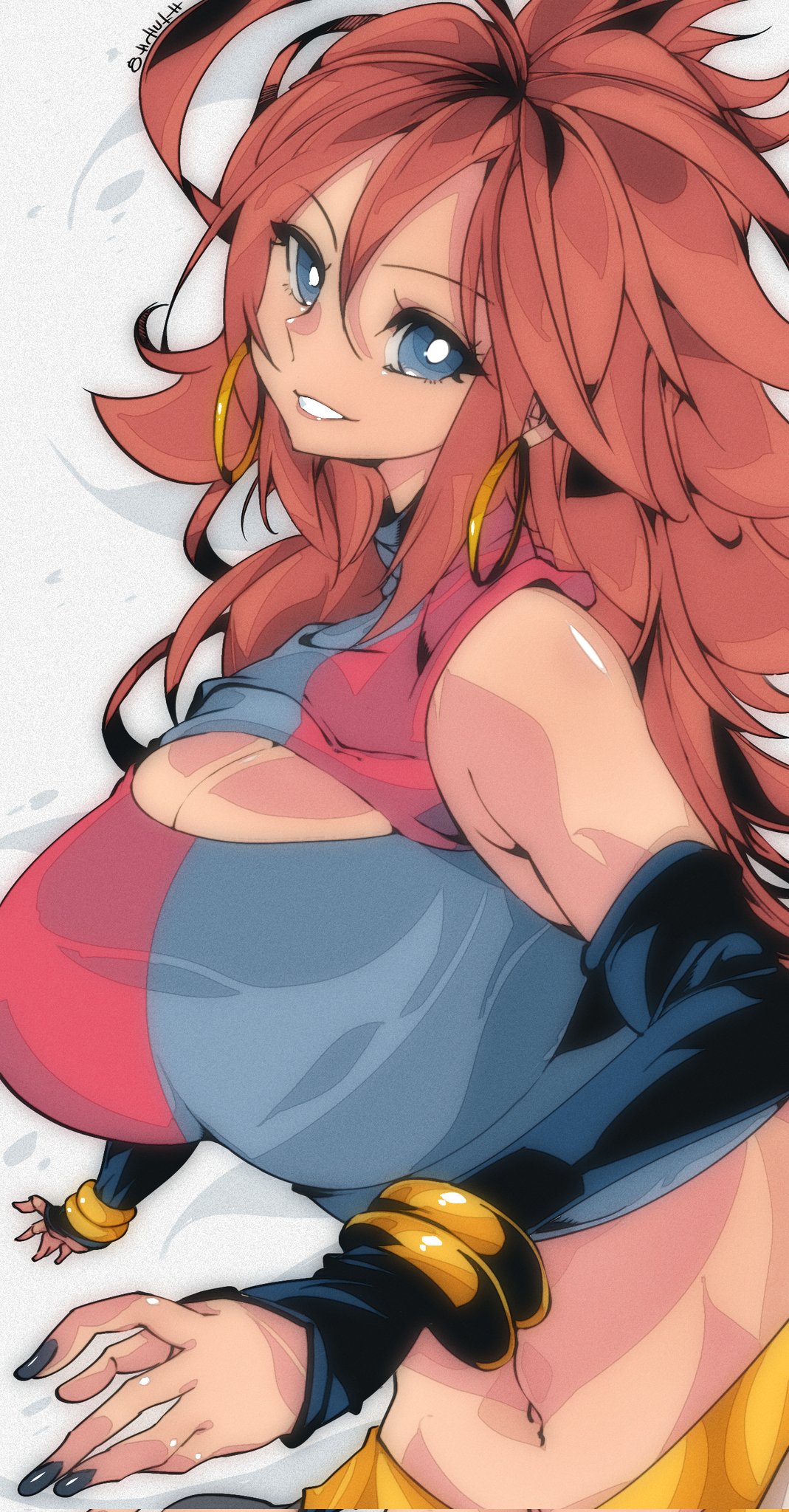 android 21, android 21 (human), dragon ball, dragon ball fighterz, female, omochi db, tagme