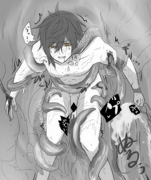 crying with eyes open, gay, gay sex, genshin impact, male, male only, monster, rape, rough sex, tentacle, tentacle in mouth, tentacle sex, wet, zhongli (genshin impact)