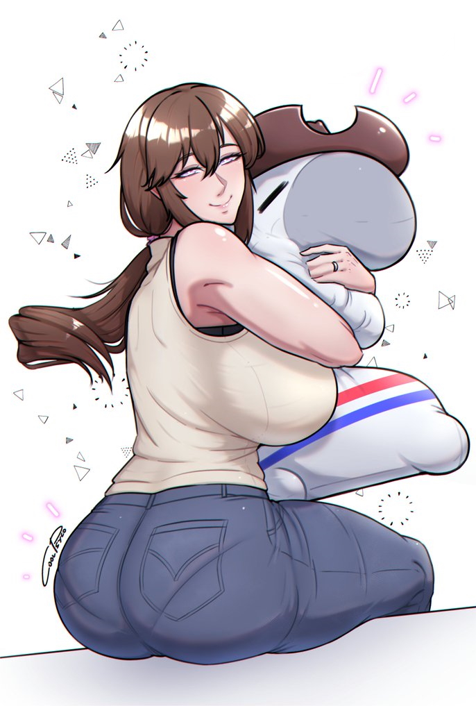 adams_mom big_ass big_breasts coolpsyco106 cowboy_hat hug jfj mom_jeans sock tagme