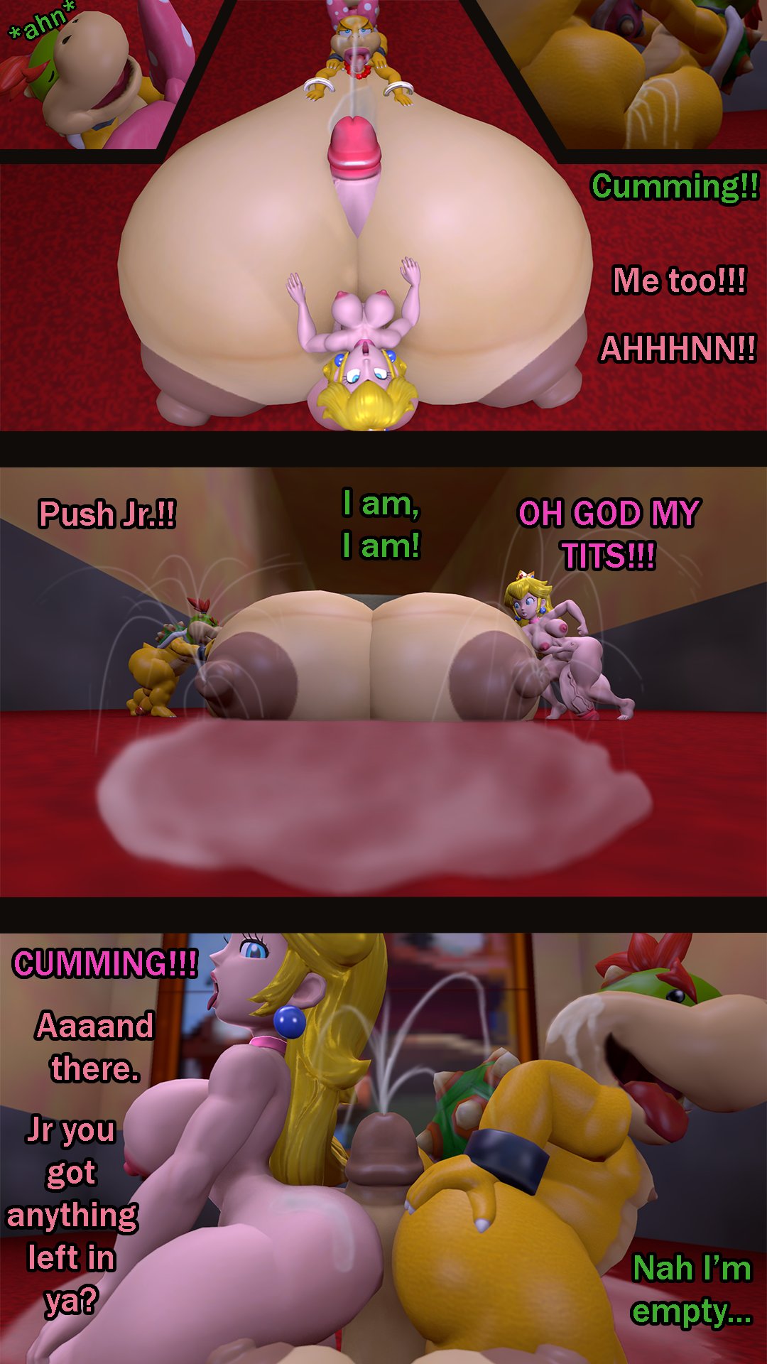 1boy 2futas 3d 3koma ahe_gao anthro big_ass big_breasts blonde_hair blue_eyes bowser_jr. breasts buttjob cum cum_between_breasts cum_in_ass cum_inside cum_on_breasts cumming_together cumming_while_penetrating cumshot dark_nipples dialogue double_buttjob earrings empty_scrotum flaccid flaccid_penis futanari giant_breasts gigantic_penis hands_on_ass head_thrown_back hyper hyper_areola hyper_breasts hyper_nipples hyper_penis incest koopa koopaling lactating_nipples lactation lipstick mario_(series) moaning multiple_images mutual_orgasm nintendo nipples nutmansfm orgasm_face pink_nipples pov pushing_breasts_together receiving_pov sideboob squeezing_breast squirting_milk super_mario_64 super_mario_bros. tagme thick_ass thick_thighs tongue tongue_out wendy_o._koopa