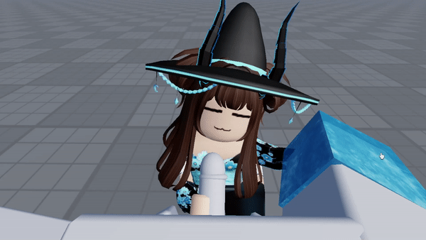1boy, 1girls, 3d, animated, badfelhere, baseplate, female, gif, handjob, male, penis, pov, roblox, roblox avatar, robloxian, self upload, tagme