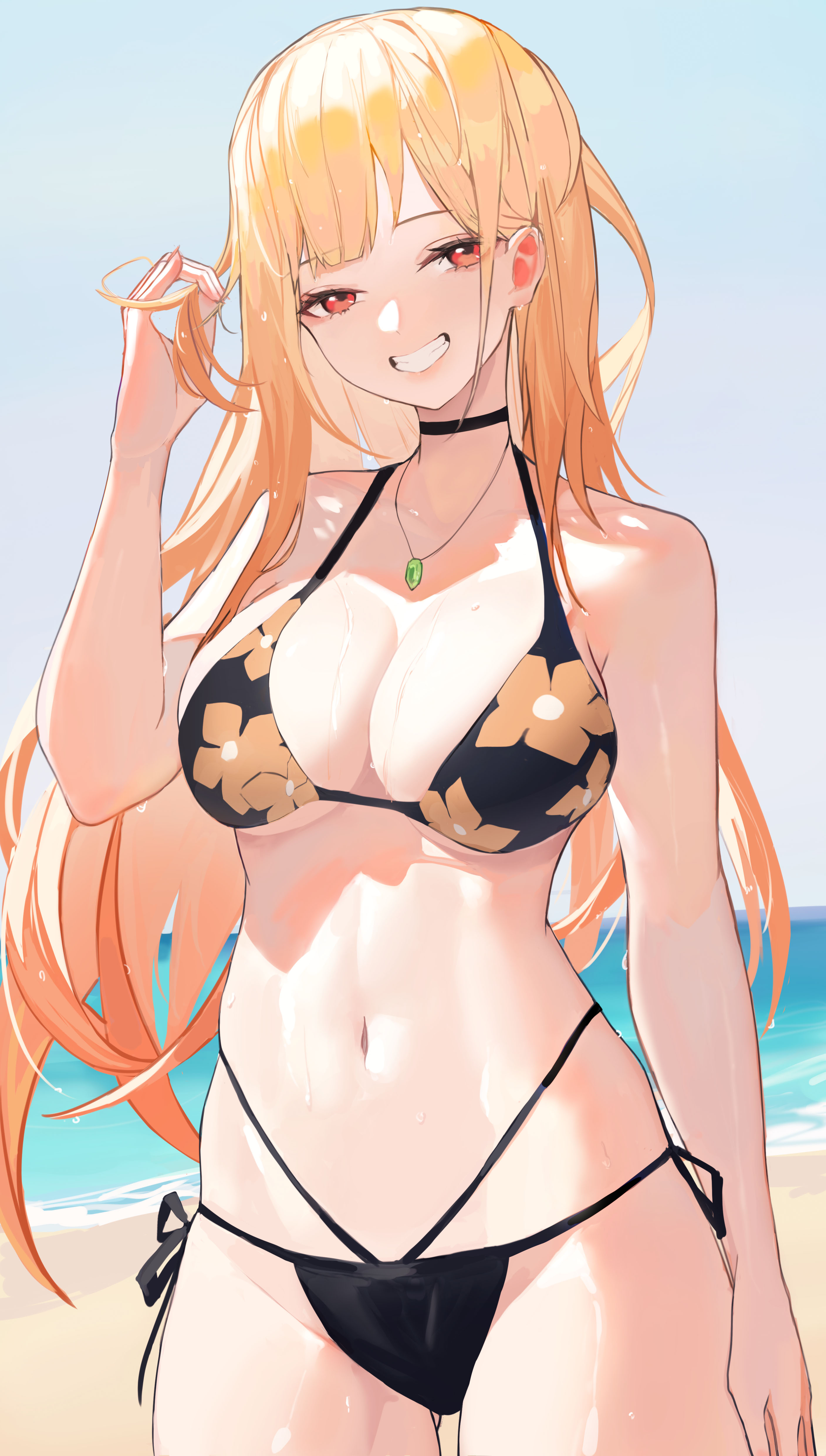alternate costume, breasts, female, female only, kitagawa marin, looking at viewer, magic 9, solo, sono bisque doll wa koi wo suru, tagme