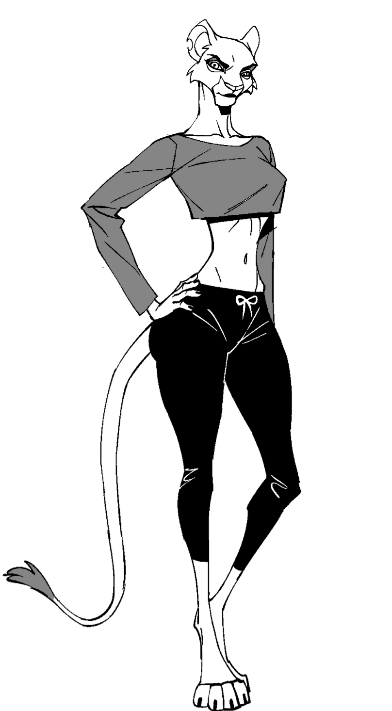 1girls animal_nose female furry furry_female jijis-waifus lion_ears lion_girl lion_tail looking_at_viewer navel the_lion_king the_lion_king_ii:_simba's_pride zira