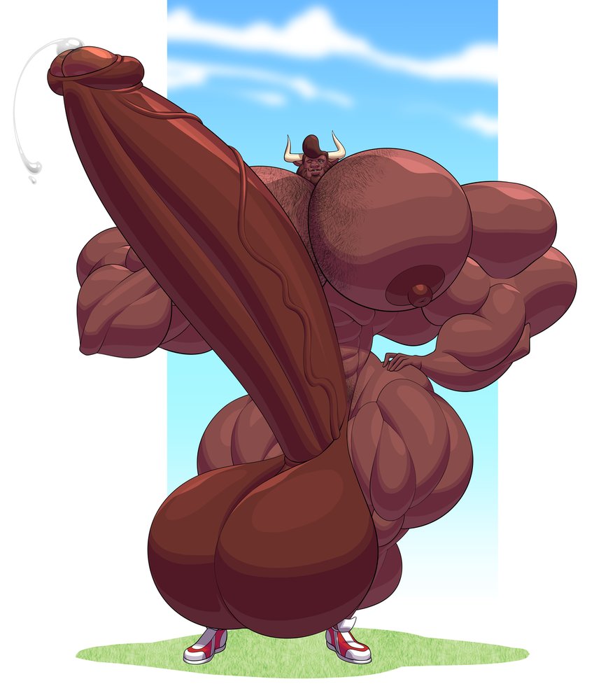 abs biceps bodybuilder bull furry hyper hyper_balls hyper_genitalia hyper_muscles hyper_penis hyper_testicles insom_(whatinsomnia) male male_focus male_only muscle muscles muscular muscular_arms muscular_ass muscular_back muscular_legs muscular_male muscular_thighs nipples pecs veins veiny_penis wolfiecanem