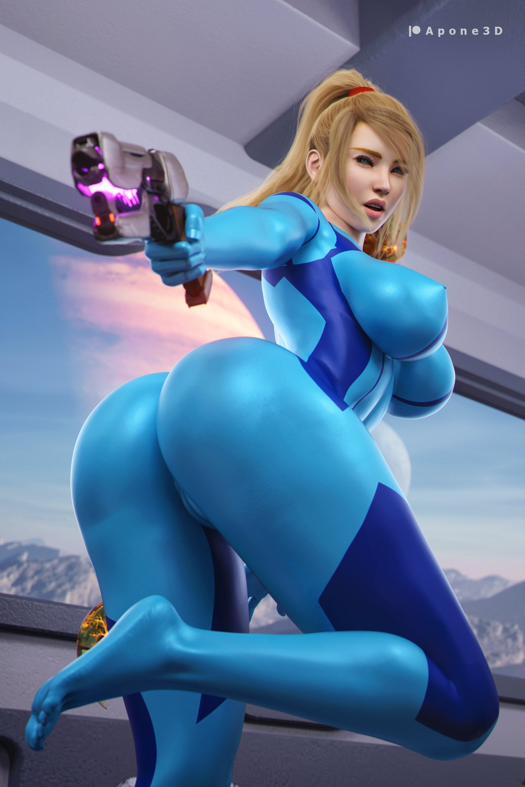1girls, 2022, 3d, apone3d, ass, big ass, big breasts, bimbo, blonde hair, blue eyes, bodysuit, breasts, curvaceous, curves, curvy, curvy body, curvy female, curvy figure, curvy hips, feet, feet up, female, female only, holding object, human, large ass, large breasts, light skin, light-skinned female, metroid, nintendo, nude, nude female, painted clothes, ponytail, samus aran, solo, solo female, thick, thick ass, thick thighs, tight bodysuit, toes, zero suit samus
