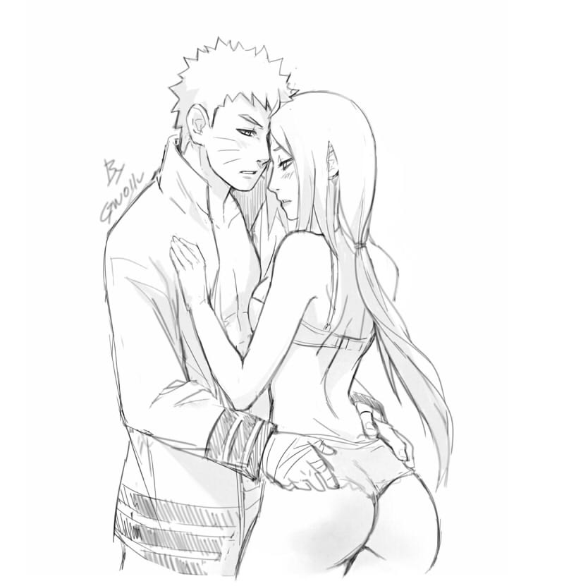 1boy, 1girls, alternate hair length, alternate hairstyle, bandaged arm, bandages, boruto: naruto next generations, bra, clothed male, couple, duo, female, gwollu, jacket, lingerie, long hair, male, male/female, monochrome, naruto, naruto (series), panties, pants, ponytail, sakura haruno, short hair, sketch, straight, tied hair, underwear, undressing, uzumaki naruto