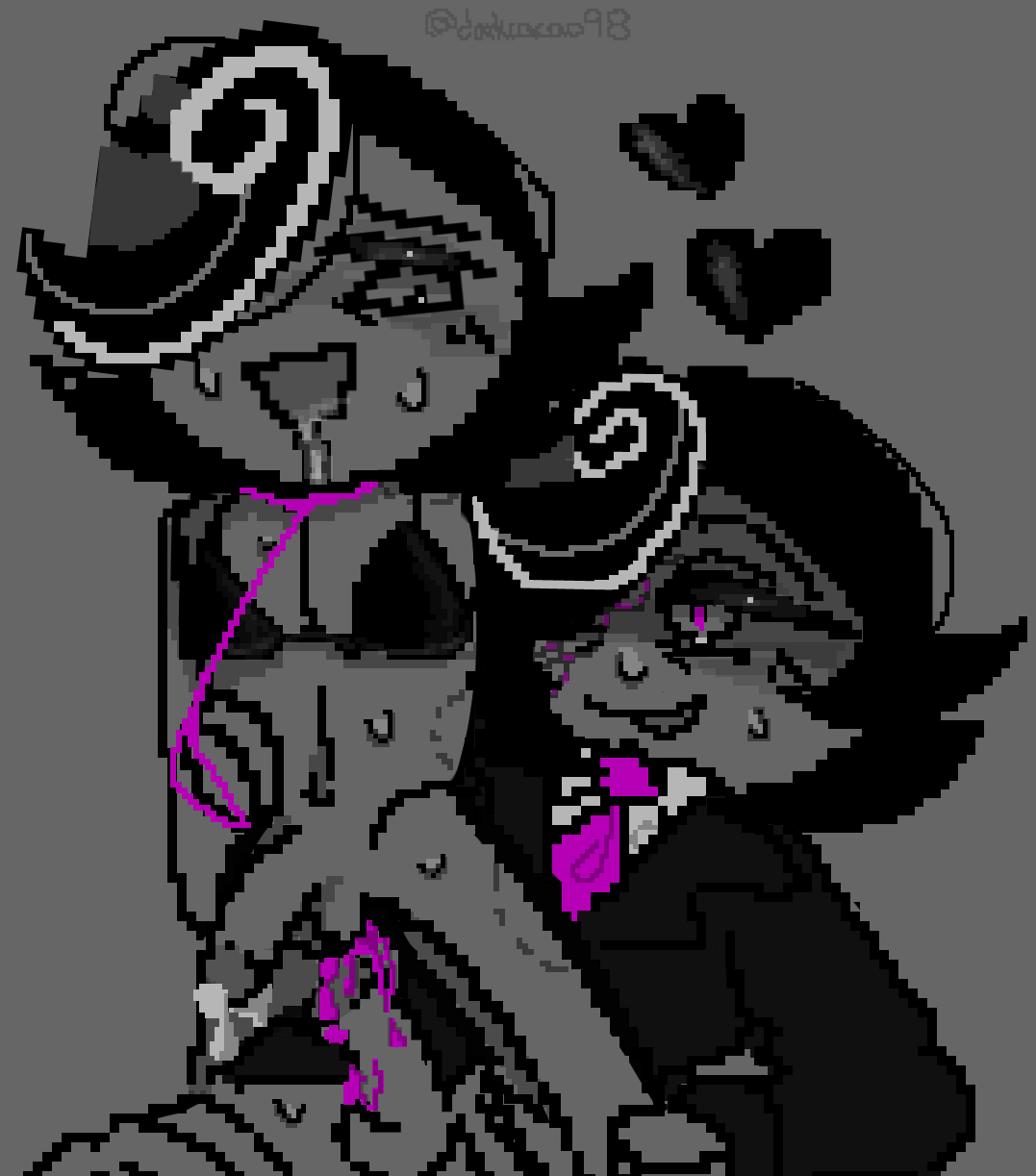 cookie_run cookie_run_kingdom darkcacao98_(artist) espresso_cookie jellywalker_espresso_cookie selfcest