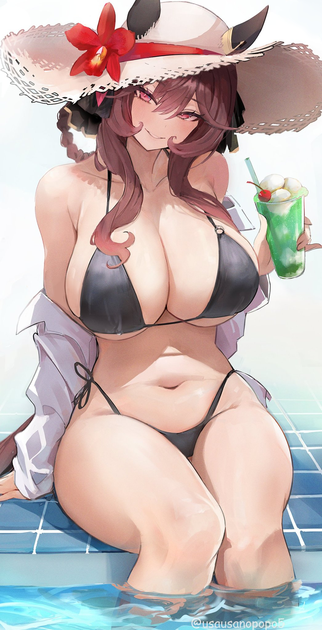 1girls big_breasts bikini female solo solo_female