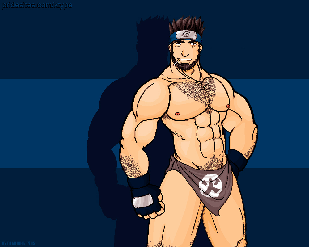 00s 1boy male male_only naruto sarumaru sarutobi_asuma solo tagme wallpaper