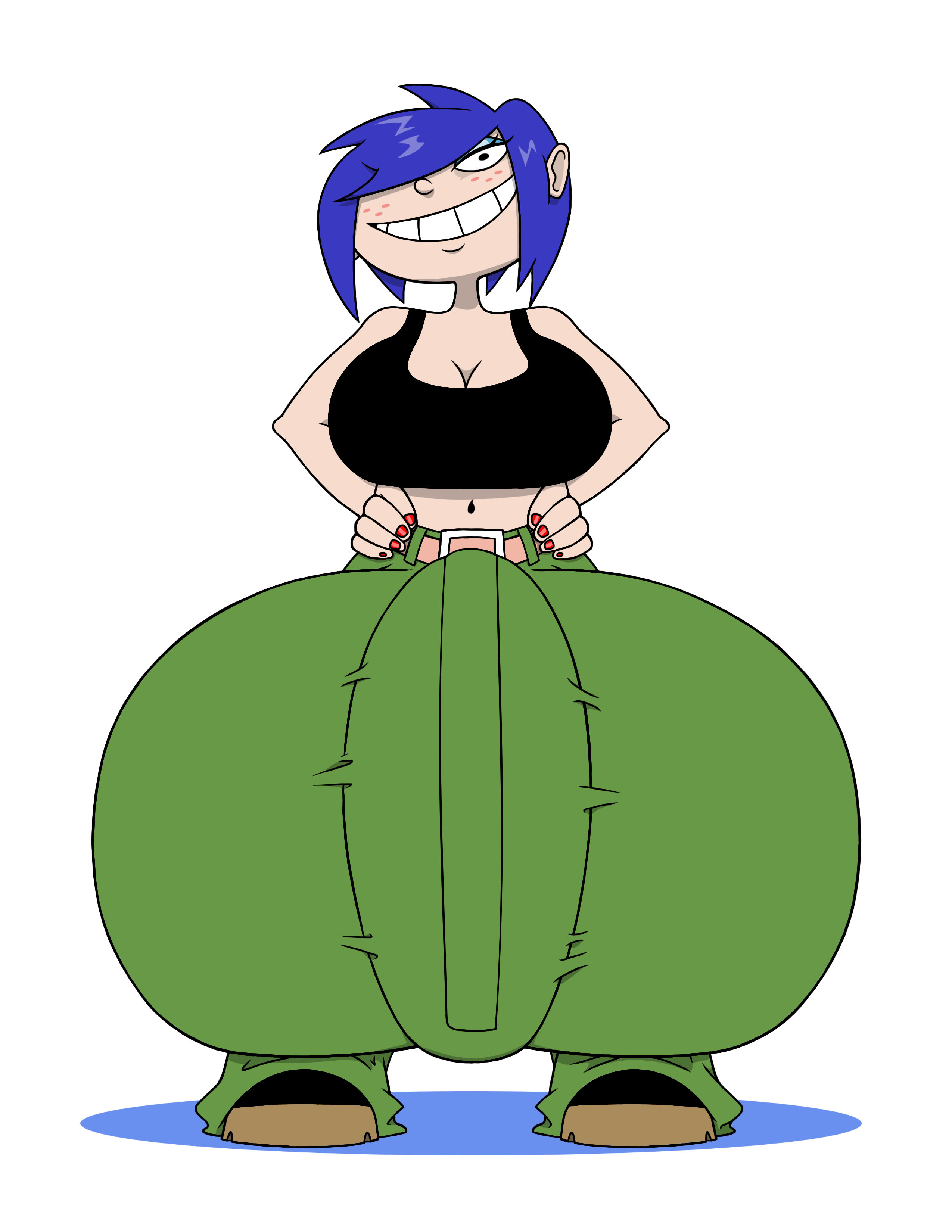 1futa, 2d, balls, big balls, big penis, cartoon network, ed edd n eddy, fully clothed, futanari, huge balls, huge bulge, huge cock, hyper, hyper balls, hyper bulge, hyper genitalia, hyper penis, hyper testicles, hyperfanboy, intersex, kanker sisters, marie kanker, no penetration, no sex, penis, solo, testicles, what