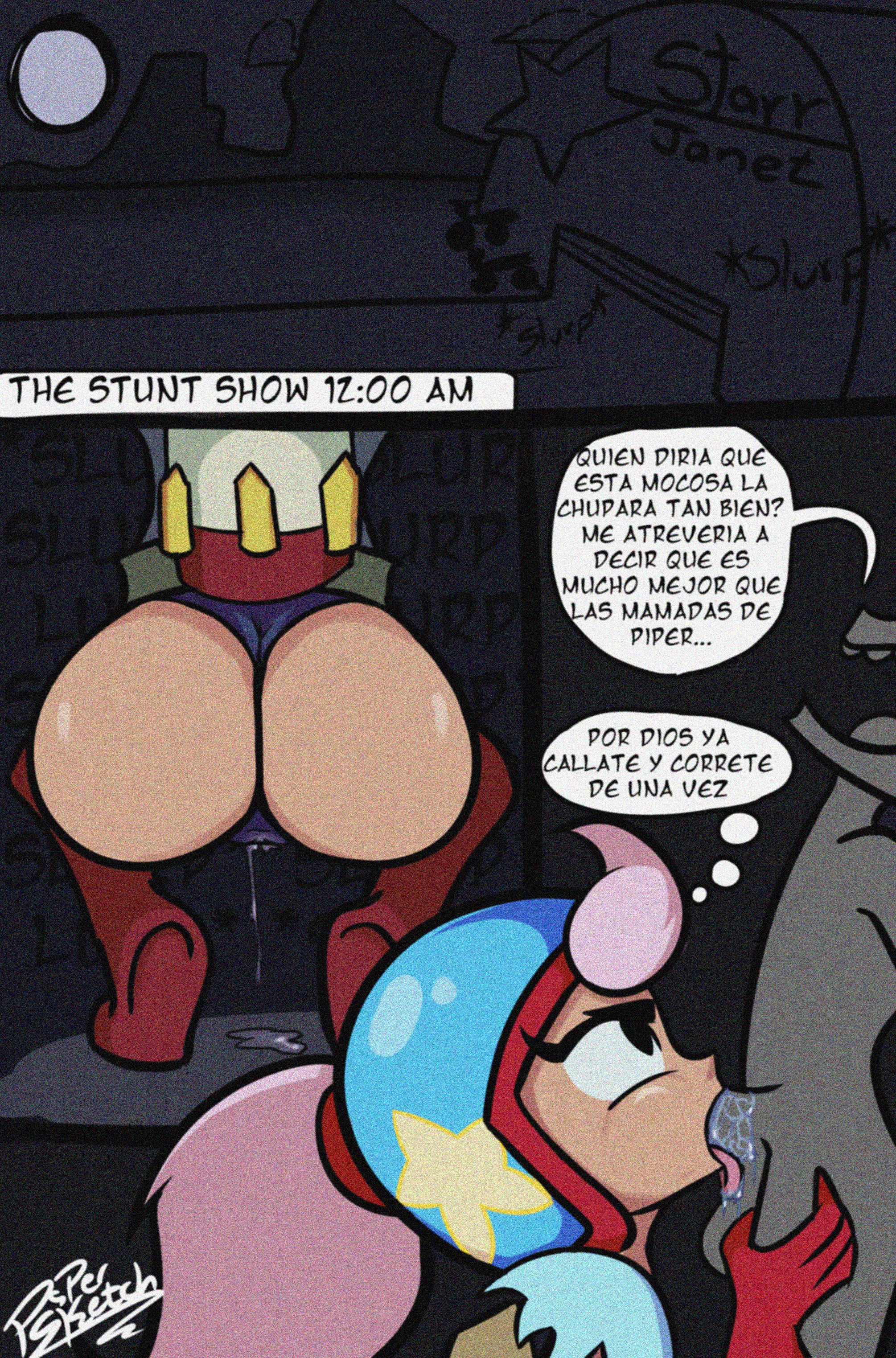 blowjob, brawl stars, cum in mouth, female, janet (brawl stars), luna hombre, male, oral sex, penis, sex, sucking penis
