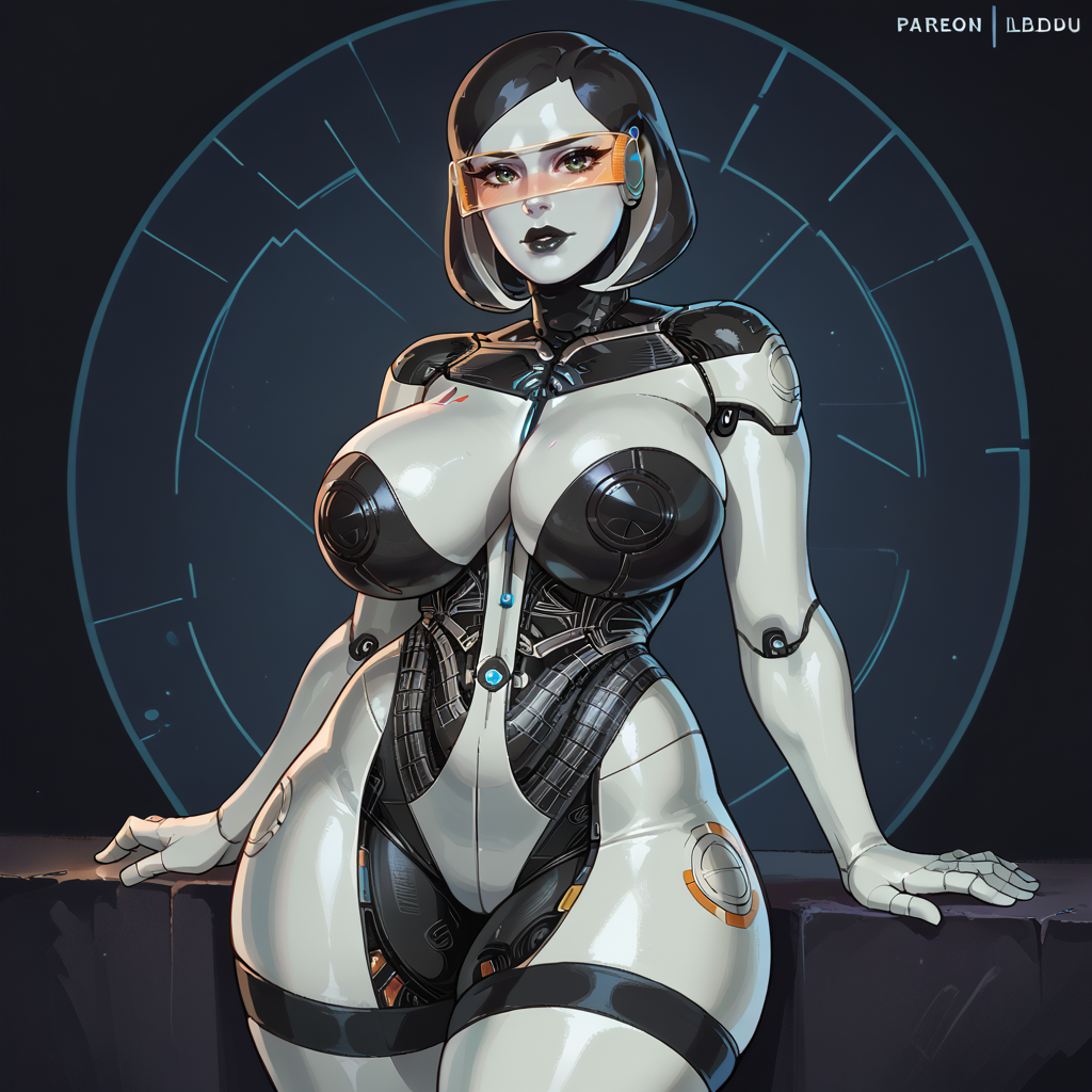 1girls ai_generated android artificial_intelligence big_breasts bioware breasts bust busty chest curvaceous curvy curvy_figure edi electronic_arts female female_only fembot grey-skinned_female grey_body grey_skin gynoid heel-less_heels high_heels hips hourglass_figure huge_breasts humanoid large_breasts legs light_skin looking_at_viewer looking_down machine machine_girl mass_effect mature mature_female metallic_body robot robot_girl robot_humanoid slim_waist solo thick thick_legs thick_thighs thighs tinted_eyewear visor voluptuous waist wide_hips