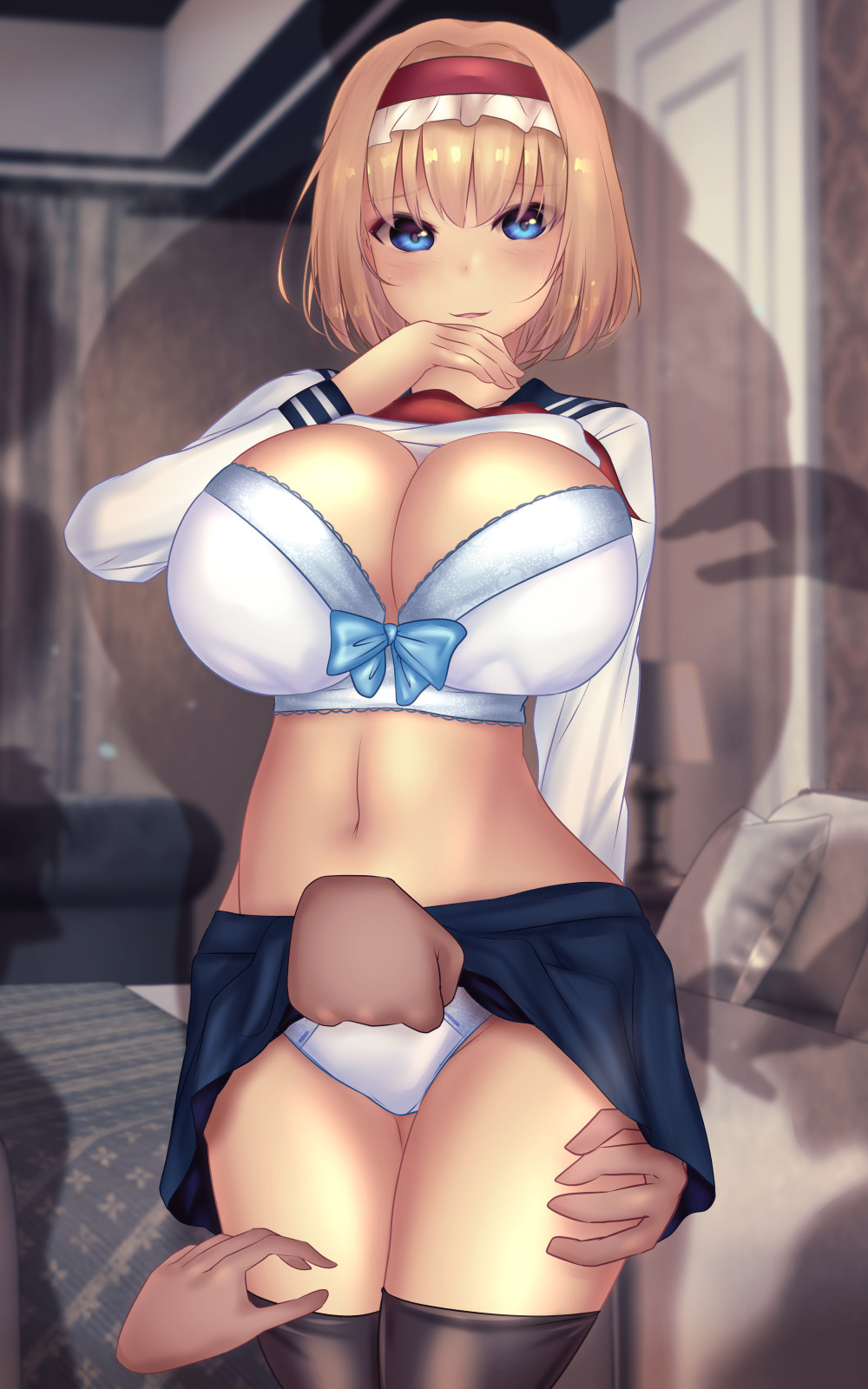 alice_margatroid breasts large_breasts shounen_(hogehoge) tagme touhou