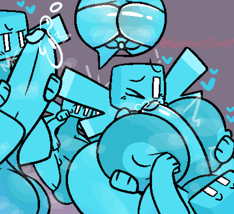 1girls, 3boys, allay (minecraft), ass, big ass, big breasts, big penis, blowjob, breasts, bubble ass, bubble butt, female, femboy, femboy on female, gangbang, hyper, hyper ass, hyper balls, hyper breasts, hyper penis, male, minecraft, mob face, mob vote, nonbinary bunny, oral, penis, pussy, straight, tagme, vaginal penetration