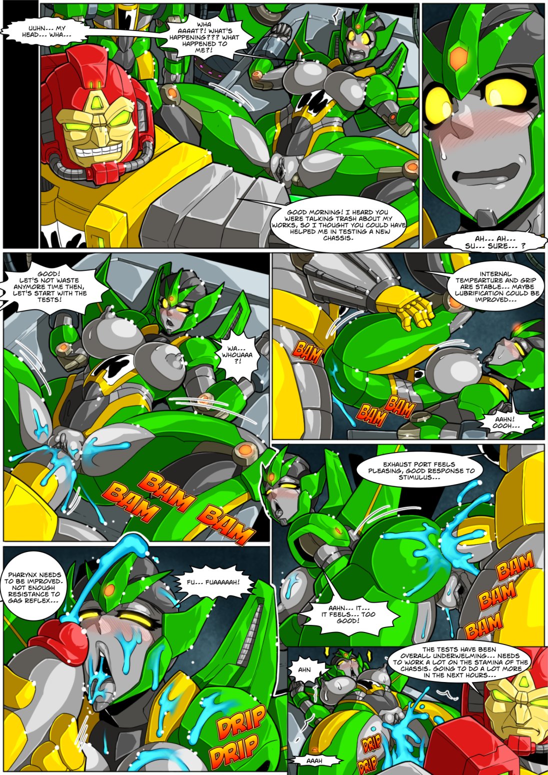 1boy, 1girls, alien, alien girl, anal, anal sex, big breasts, breasts, comic, comic page, cybertronian, decepticon, erection, female, female focus, female penetrated, forced, forced sex, forced transformation, full body, full color, gender transformation, genderswap, genderswap (mtf), gynoid, hasbro, humanoid penis, idw comics, idw publishing, jhiaxus (transformers), mad-project, male, multicolored body, oc, oral, oral sex, original character, passed out, penis, pussy, rape, robot girl, rule 63, sex, straight, transformation, transformers, unconscious, vaginal penetration, yellow eyes
