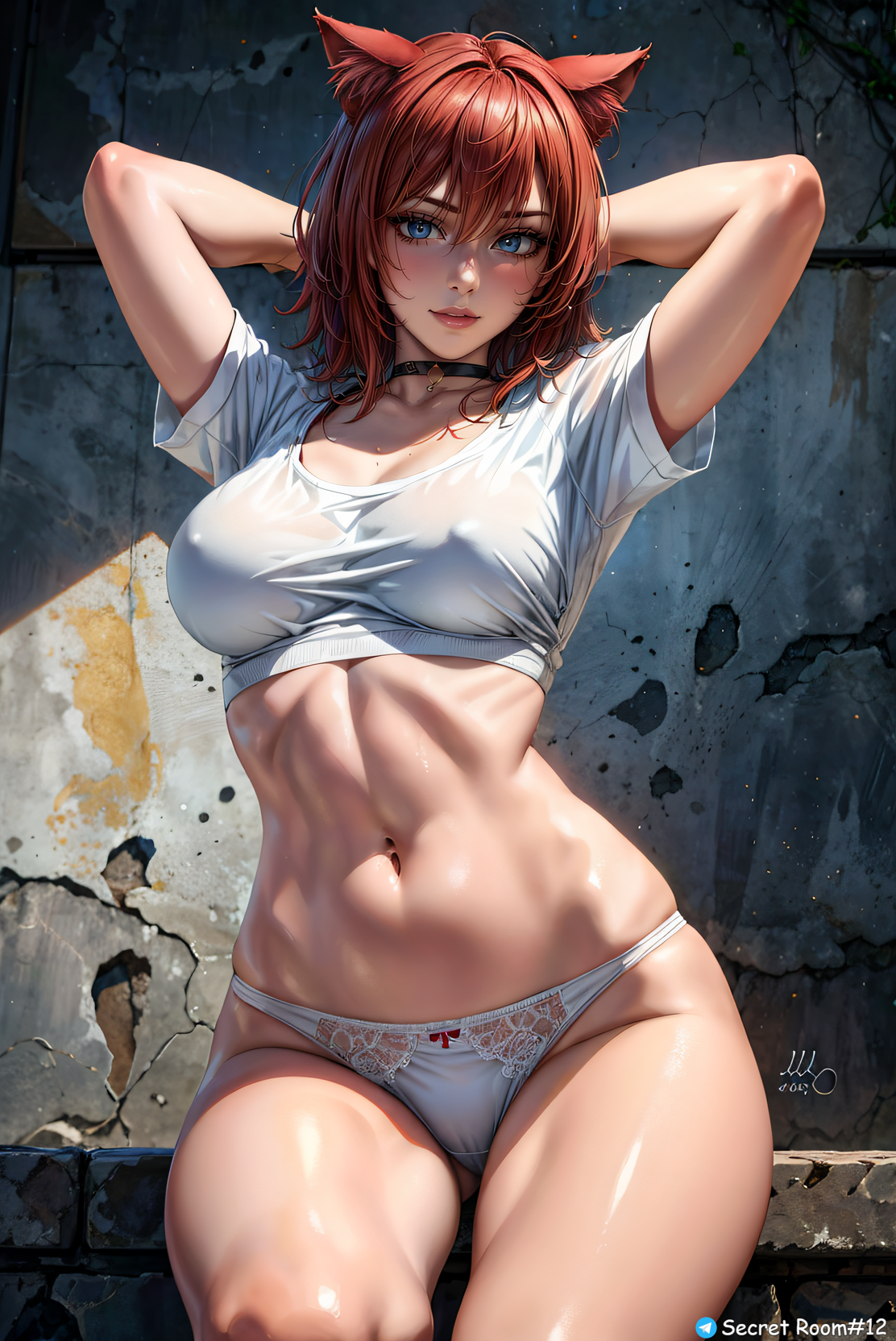 ai generated, female, original character, secret room12, stable diffusion