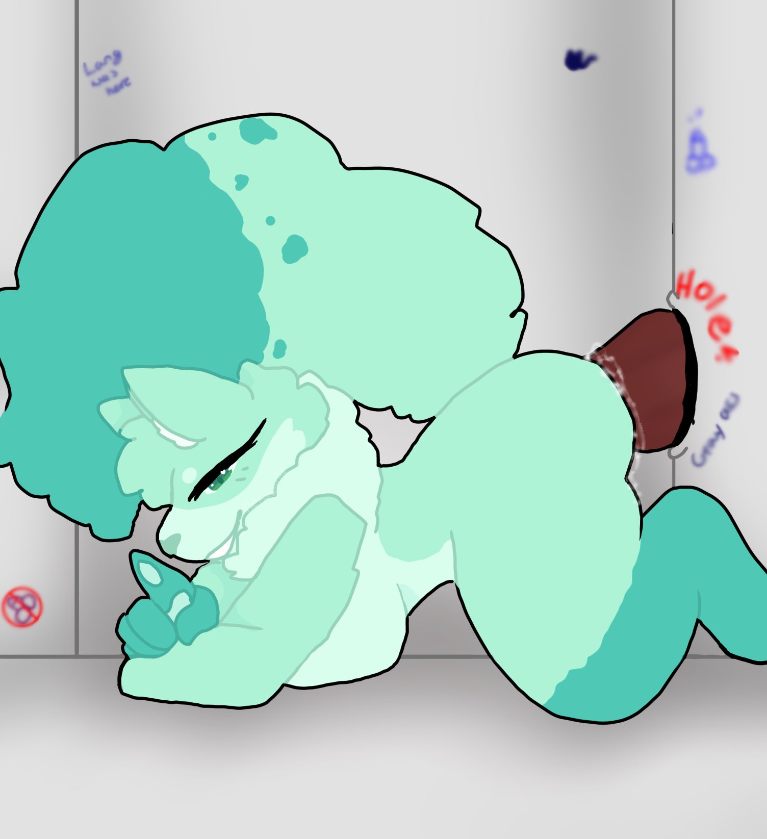 1girls, anthro, breasts, dekansfw, digital media (artwork), feizao (kaiju paradise), female, furry, glory hole, kaiju paradise, roblox, roblox game, tagme