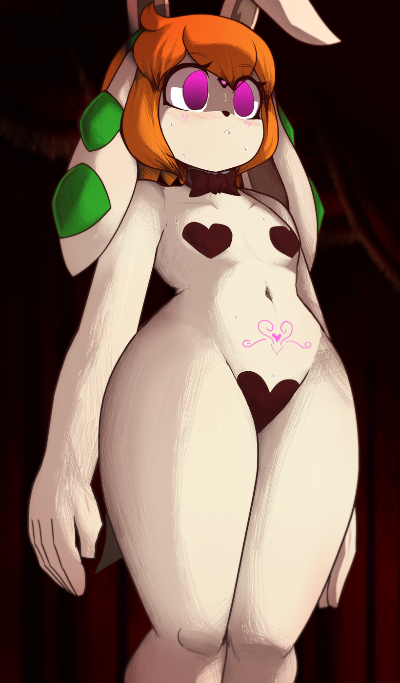 anthro canine female female_protagonist freedom_planet maebari milla_basset pasties pstash video_games