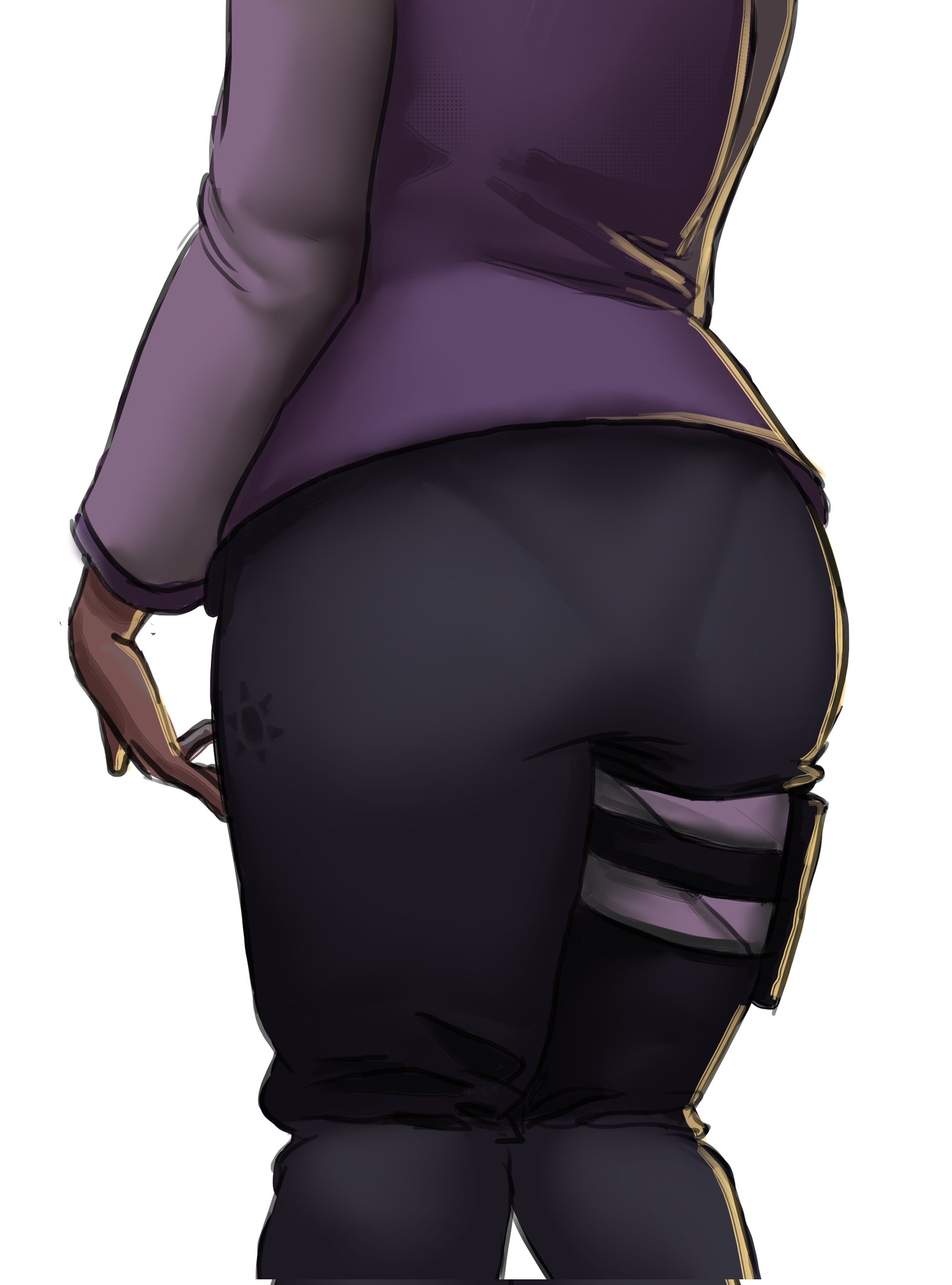 1girls, ass, ass focus, clothed, clothing, faceless female, female, hyuuga hinata, lustysun, naruto, naruto (series), naruto shippuden, pants, presenting, presenting ass, solo, solo female, solo focus, tagme