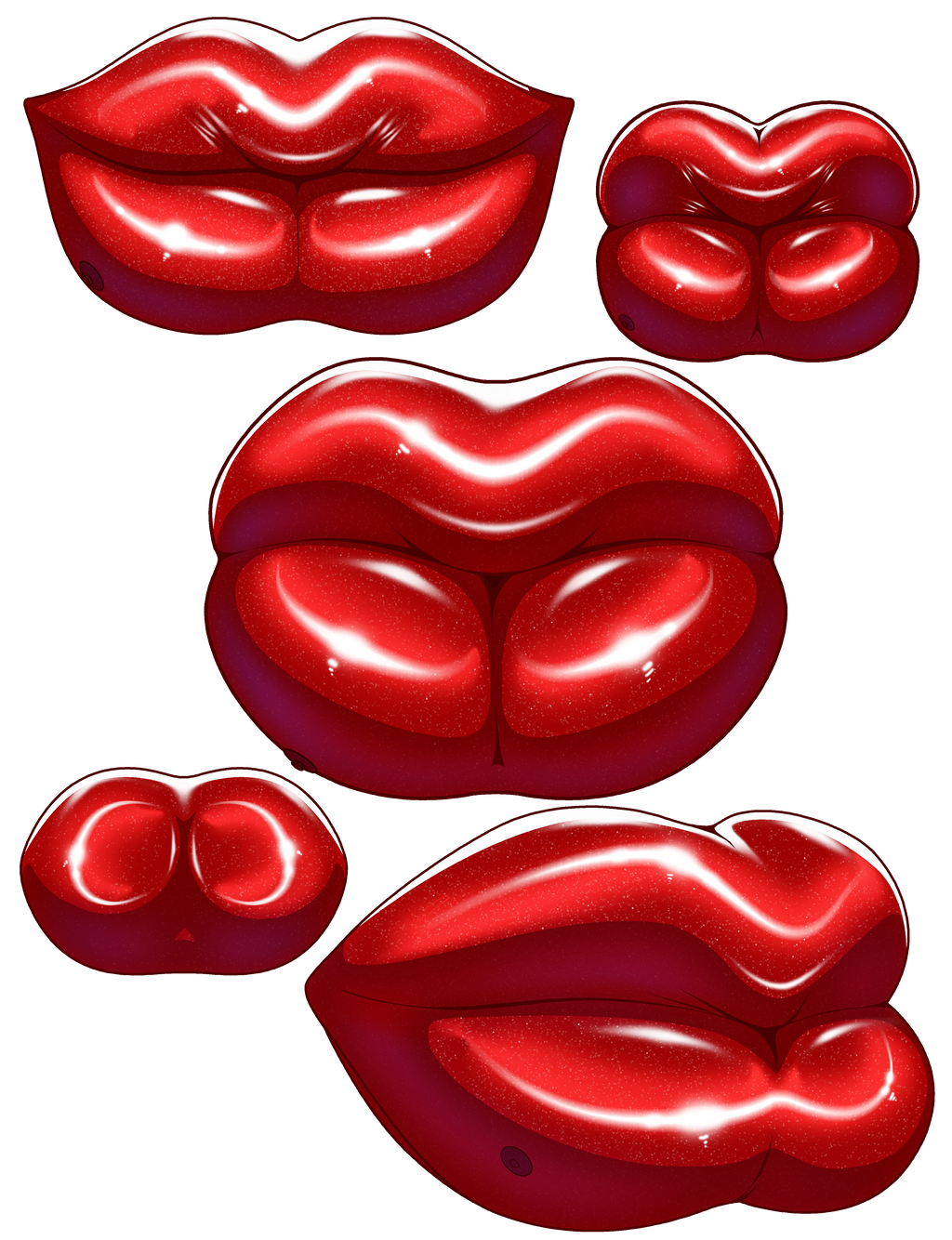 1girls animate_inanimate balloon balloon_fetish big_lips hyper hyper_lips inflatable lips walter_sache