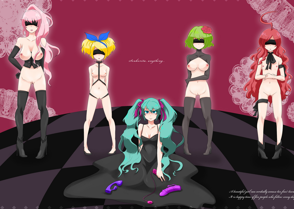 hatsune_miku kagamine_rin megpoid_gumi megurine_luka nude sf-a2_miki vocaloid