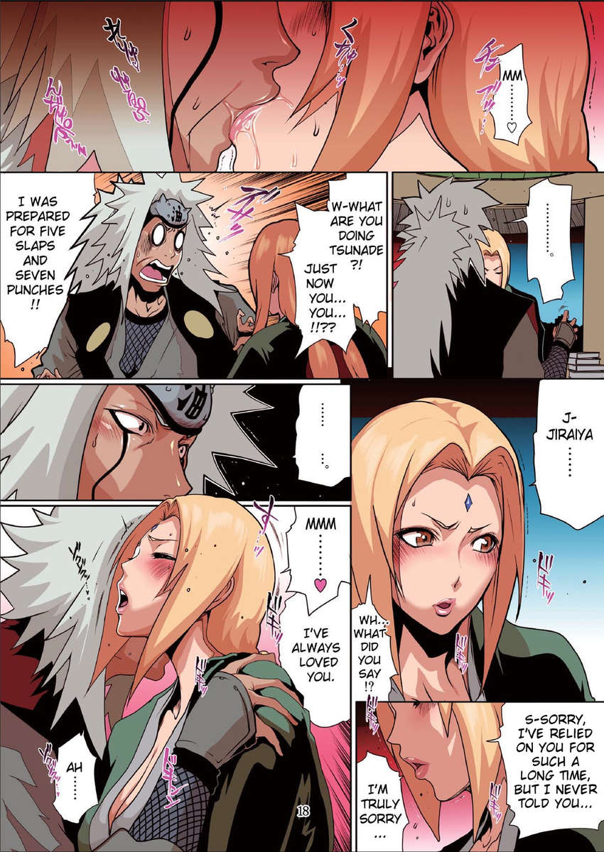 colored comic dialogue english_text jiraiya linda_project naruto naruto_(series) naruto_shippuden story text translated tsunade