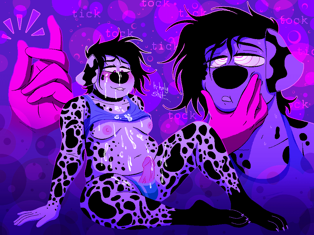 1futa anthro black_fur black_hair blush breasts canine claws cum cum_on_body cum_on_breasts cum_on_face cum_on_stomach cum_on_thighs dalmatian disembodied_hand domestic_dog floppy_ears furry futanari hand_on_face holding_face humanoid_genitalia humanoid_penis hypnosis hypnotic_eyes janet_(trashdalmatian) nipples panties penis penis_in_panties pink_areola pink_nipples shirt_lift sitting snapping_fingers sweat text trashdalmatian white_fur white_sclera