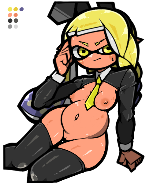 edit inkling new_agent_3_(splatoon) nipples omoitukan2 pregnant splatoon splatoon_3