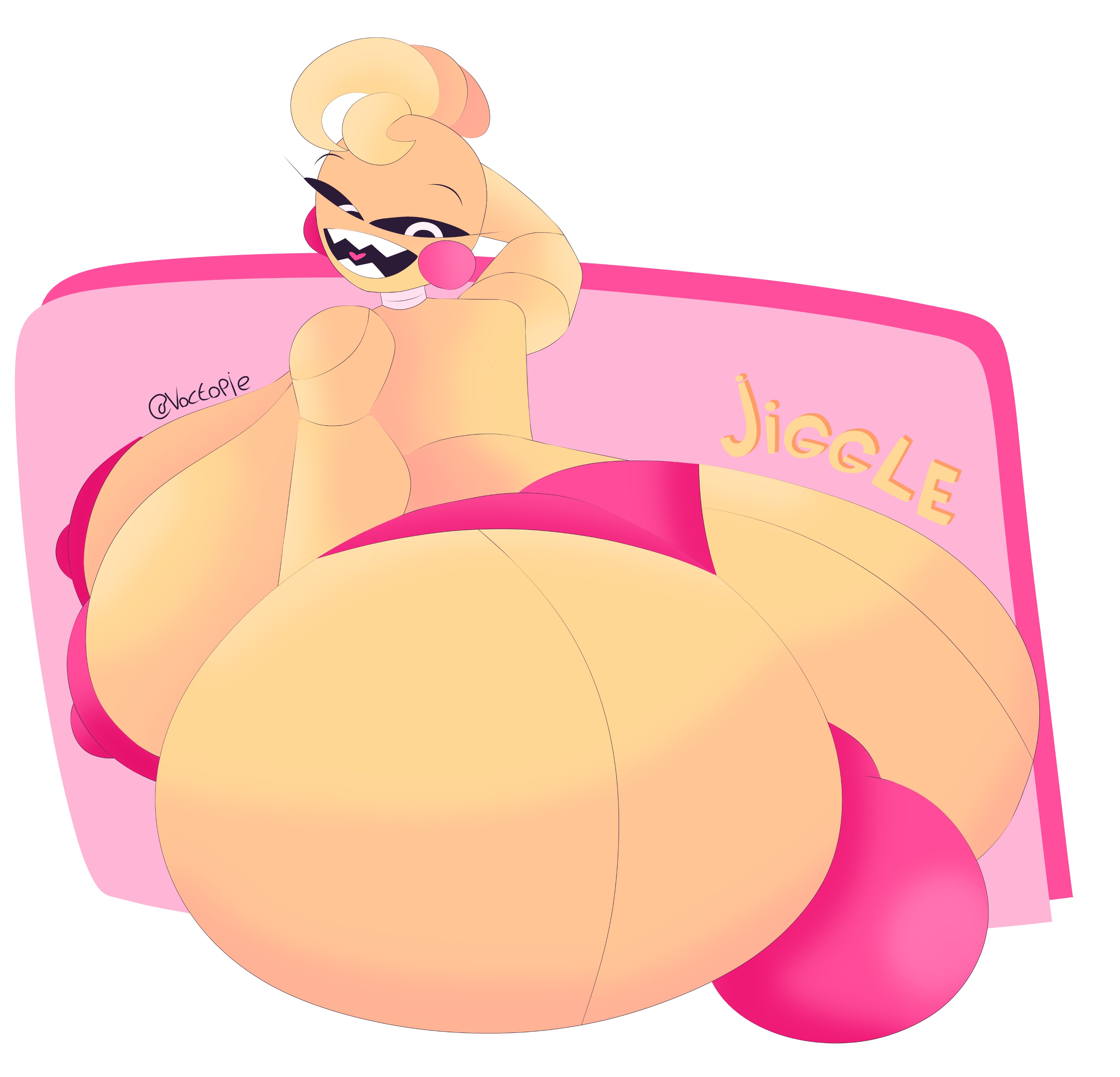 balls, breasts, five nights at freddy's, five nights at freddy's 2, futanari, intersex, nipples, panties, solo, tagme, toy chica (fnaf), voctopie