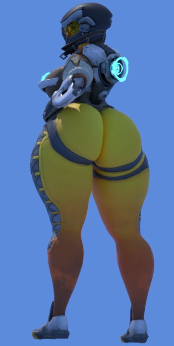 3d, ass, big ass, big breasts, bottom heavy, breasts, bubble ass, bubble butt, coolmaster98, female, fully clothed, overwatch, tagme, thick thighs, tracer