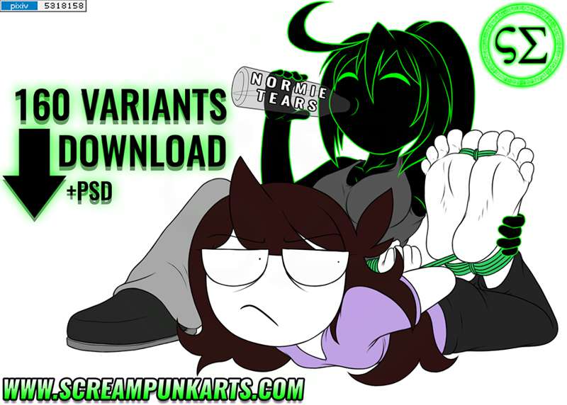 annoyed bondage drinking feet foot_fetish irritated jaiden jaiden_animations nitropunkarts oc original_character screampunkarts_(artist) soles tied_up toes youtube