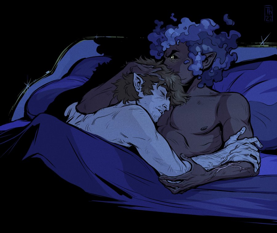 2boys, after sex, alador blight, black body, darius (the owl house), darius deamonne, gay, interracial, male, male only, muscular, muscular male, post-sex, smooth skin, the owl house, uncensored, white body, yaoi