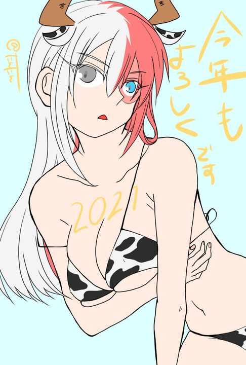 cow_girl female_todoroki genderswap_(mtf) my_hero_academia rule_63 shouto_todoroki