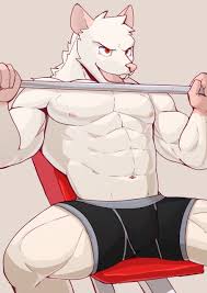 anthro boxer boxers bulge furry gym jrjresq mouse muscular muscular_male pecs rat smile