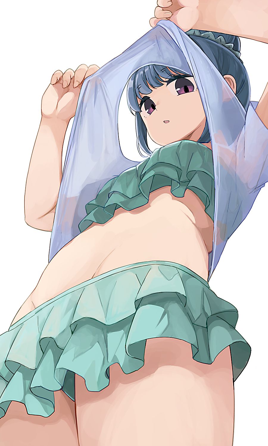 bra hiroki_yyqw7151 looking_at_viewer shima_rin white_background yurucamp