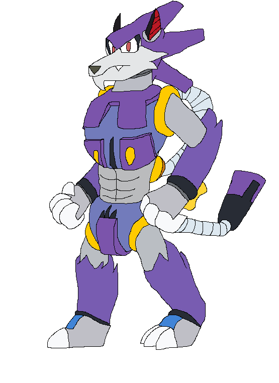 anthro bulge canid canine canis capcom furry furry_only male male_only mega_man mega_man(classic) muscular muscular_male treble_(mega_man) wolf