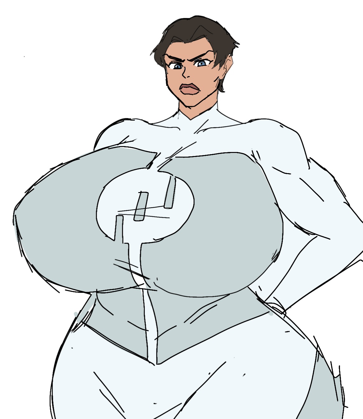 1girls, alien, alien girl, anissa, big breasts, breasts, female, huge breasts, invincible, invincible (tv series), momiji (artist), solo, solo female, twitter link
