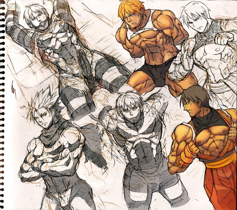 2boys blonde_hair blonde_hair_on_brown_hair blonde_hair_top brown_hair brown_hair_bottom cody_travers domination final_fight gay guy_(final_fight) light_hair_on_dark_hair male male_only multiple_males street_fighter tagme yaoi