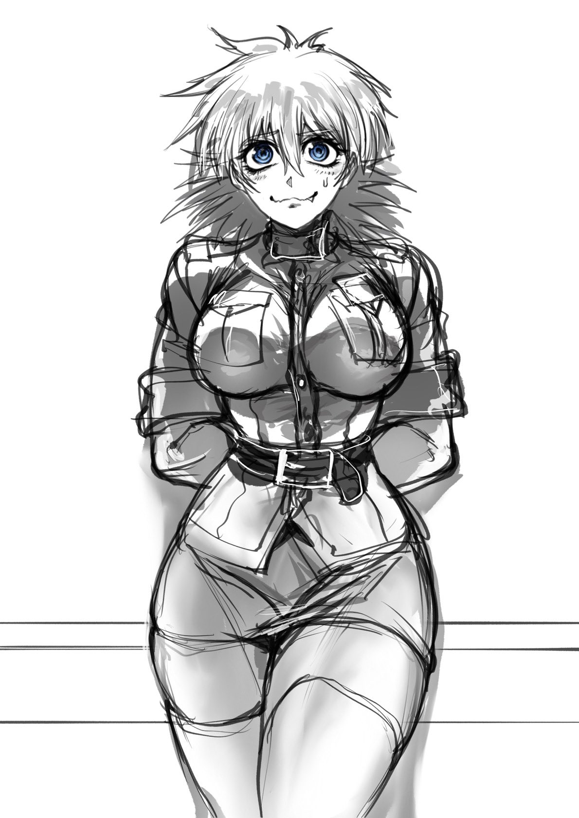 big breasts, breasts, drawn, female, hellsing, seras victoria, tagme, thegoldensmurf