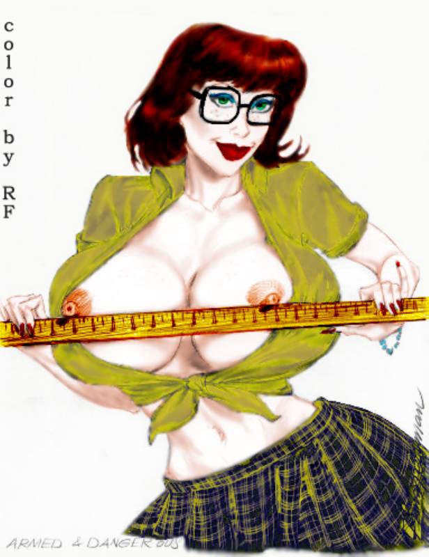 colored hanna-barbera julius_zimmerman nipples rf schoolgirl scooby-doo tagme velma_dinkley