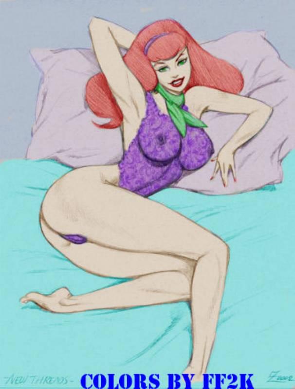 2002 armpit armpits colored daphne_blake female female_only ff2k hanna-barbera human julius_zimmerman nipples scooby-doo solo tagme