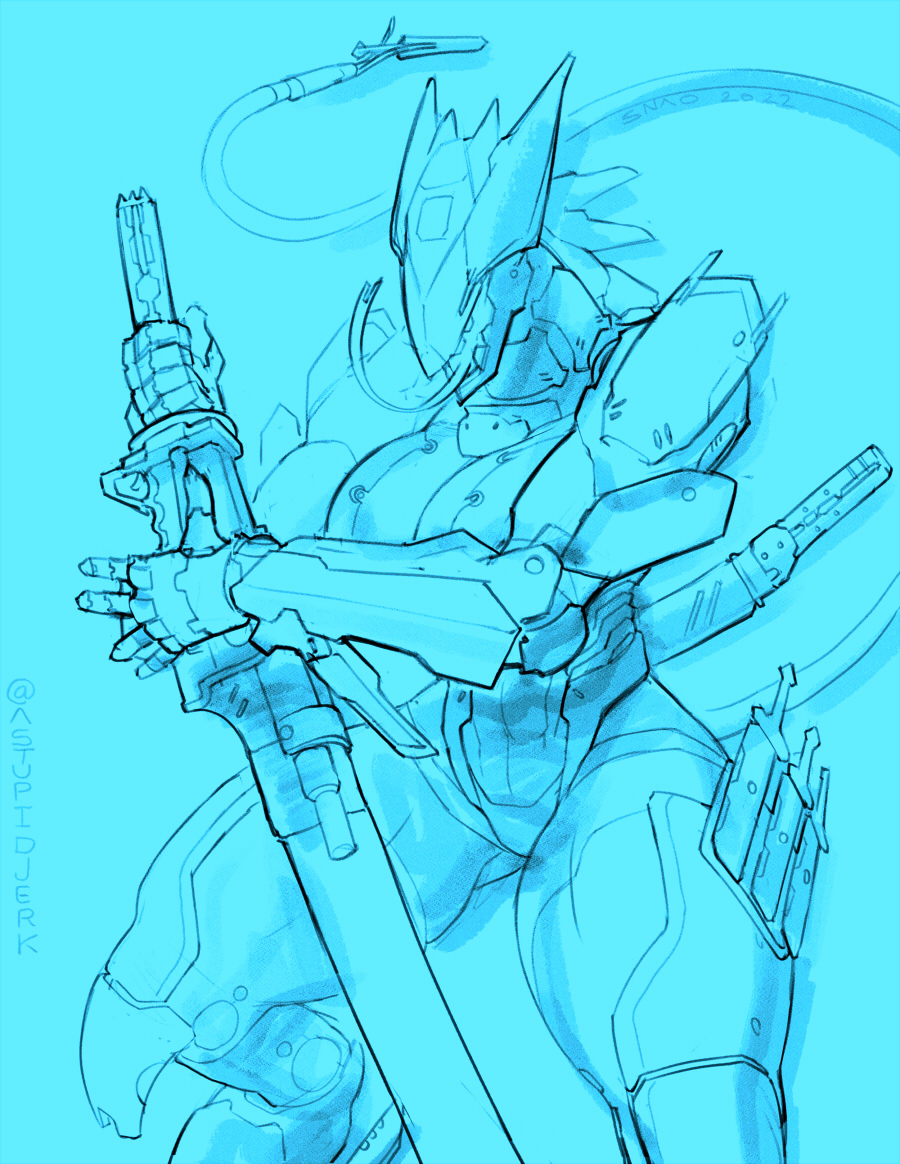 big breasts, blade wolf, breasts, female, metal gear rising, rule 63, snao, tagme