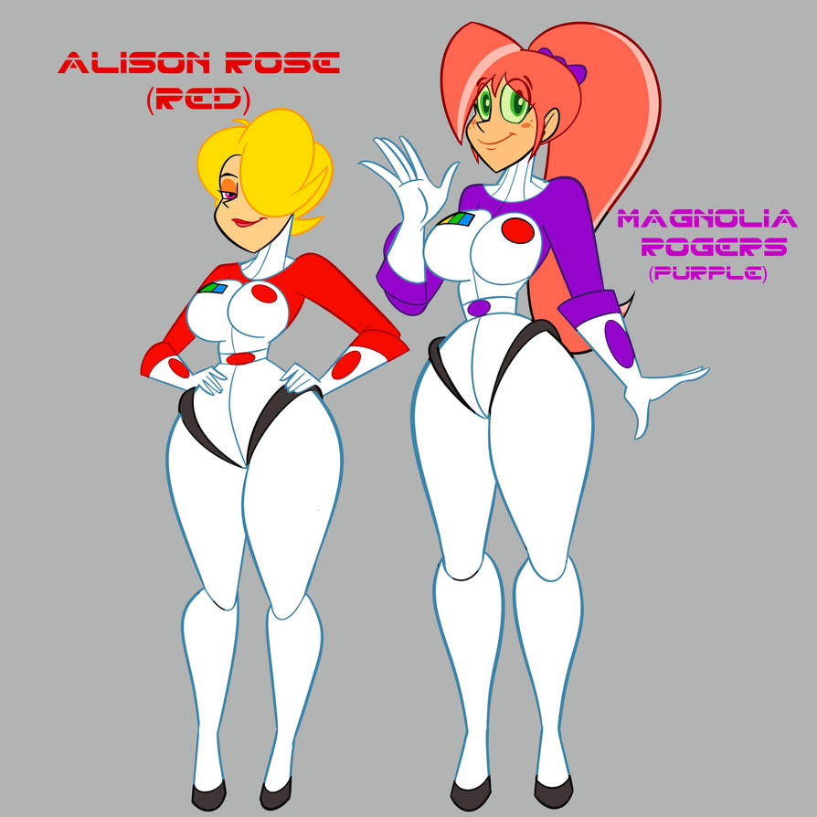 2girls alison_rose artist_name atomickingboo big_breasts blonde_hair breasts bursting_breasts clothed clothed_female color colored fat_ass fat_butt female female_focus female_only fully_clothed hips hourglass_figure large_ass large_breasts long_hair magnolia_rogers multiple_girls original original_character the_space_angels thick thick_legs thick_thighs voluptuous wide_hips