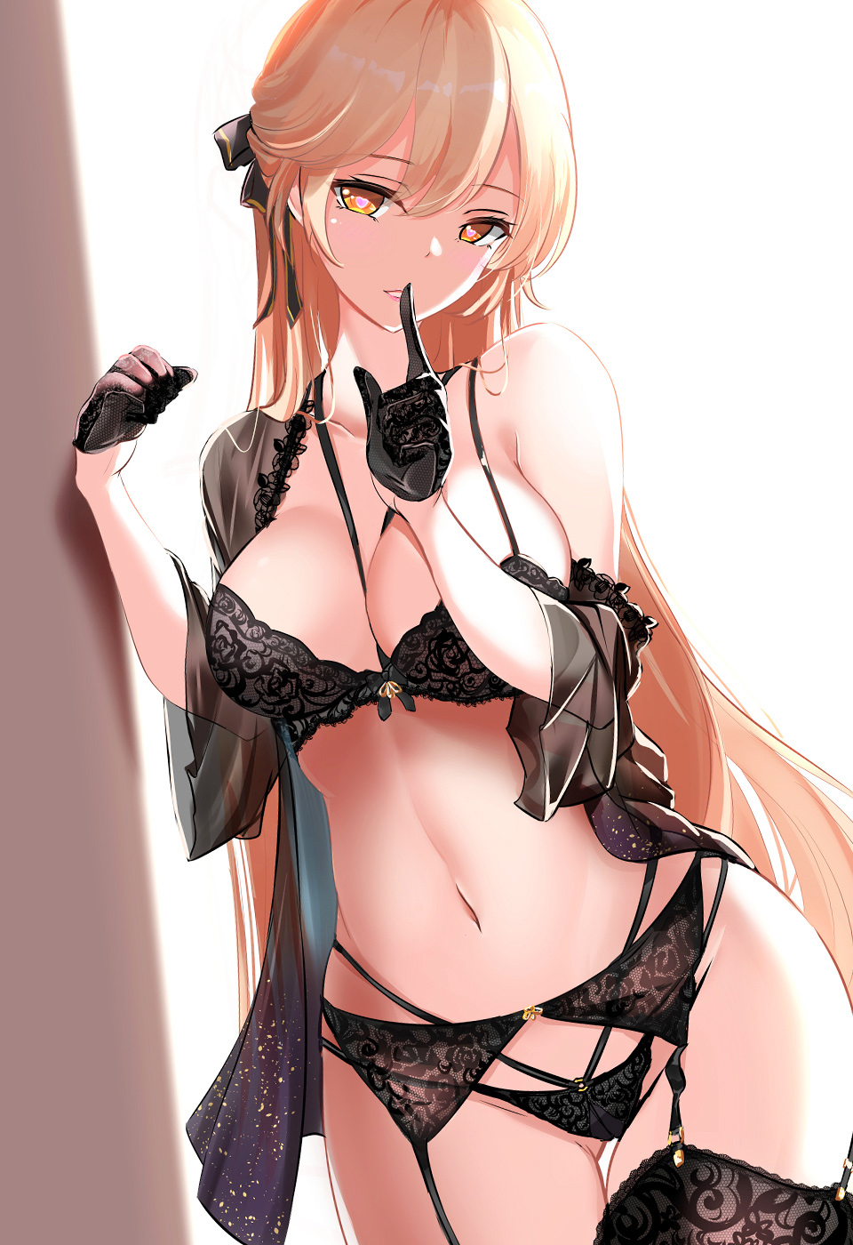 fatkewell, female, garter belt, girls' frontline, highres, ots-14 (girls' frontline), solo, tagme, underwear