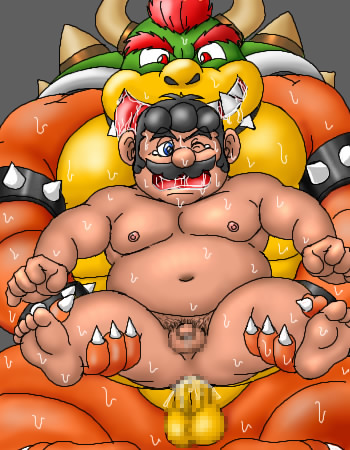 artist_request bowser green_shell horns koopa male_only mario mario_(series) nintendo shell spiky_shell tagme